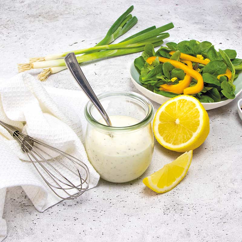 Buttermilch Zitronen Dressing