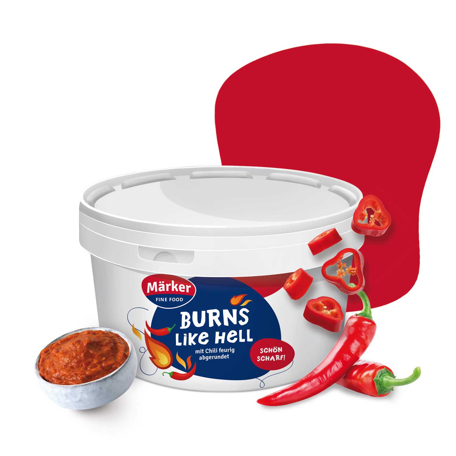 Burns Like Hell Sauce 3kg Eimer (3055)