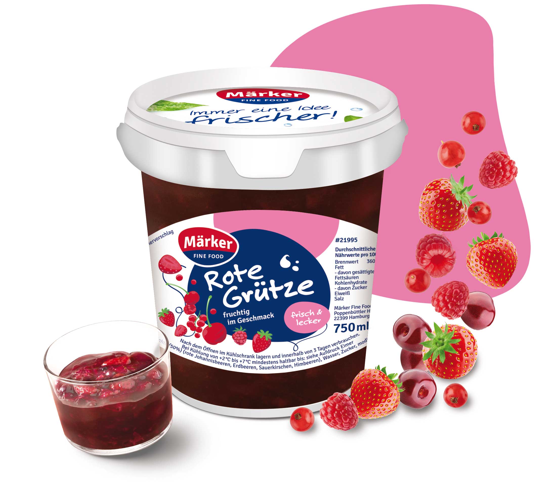 Rote Grütze 750 ml Eimer (5083)