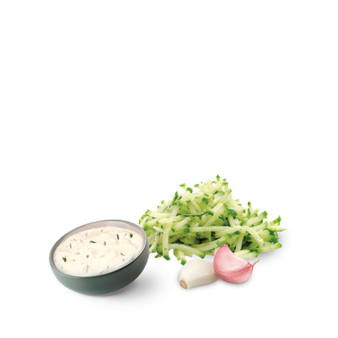 Frisch, cremig, mit Gurke, Joghurt und Knoblauch